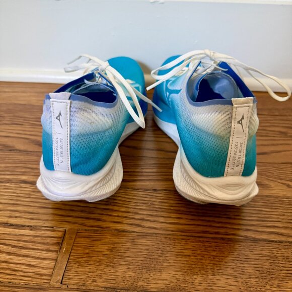 Mizuno Blue and White Athletic Shoes main image 6